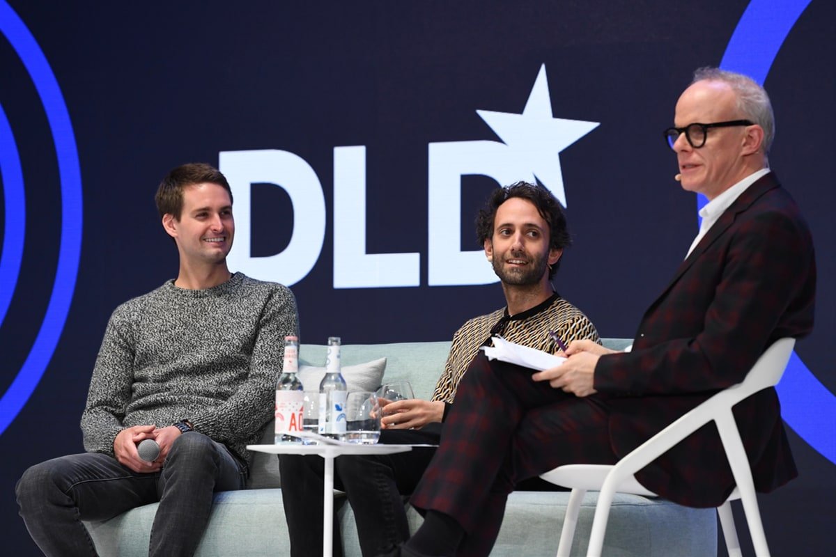 DLD20 Evan Spiegel Alex Israel video featured